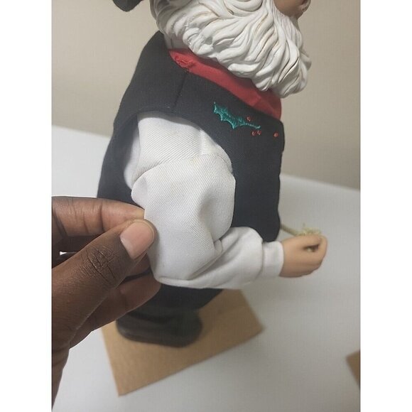 Vintage Holiday Time Dancing Animated Cowboy Santa Wish You Merry Christ… - Picture 14 of 16